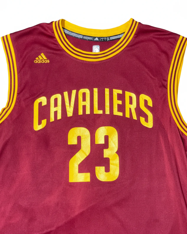 Adidas Maroon Cleveland Cavaliers LeBron James #23 NBA Jersey