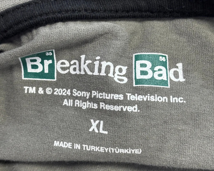 Primark Grey Breaking Bad Graphic Tee