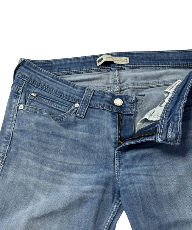 Levi's Blue Demi Curve Low Rise Skinny Jeans