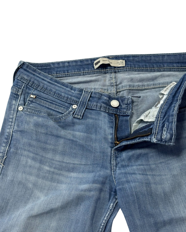 Levi's Blue Demi Curve Low Rise Skinny Jeans