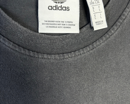 Adidas Black Graphic Trefoil T-Shirt