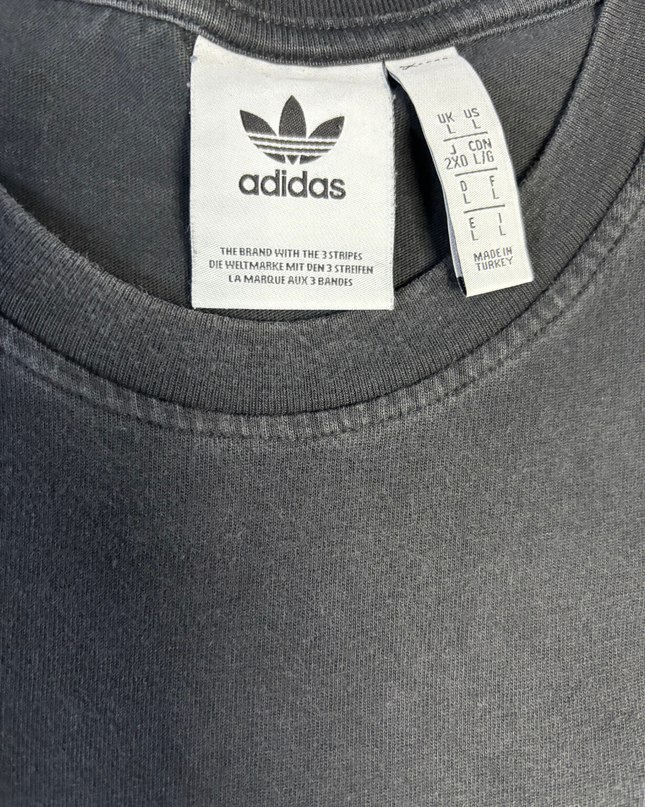 Adidas Black Graphic Trefoil T-Shirt