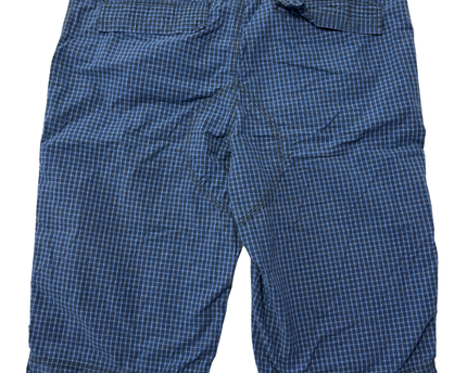 Superdry Blue Checkered Grid Pattern Shorts