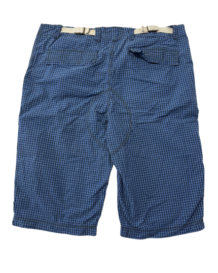 Superdry Blue Checkered Grid Pattern Shorts