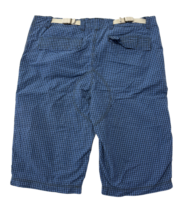 Superdry Blue Checkered Grid Pattern Shorts