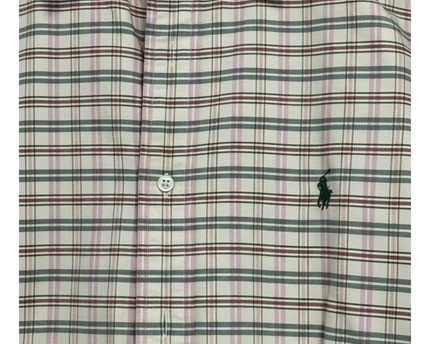 Polo by Ralph Lauren Multicolor Plaid Cotton Button-Down Shirt