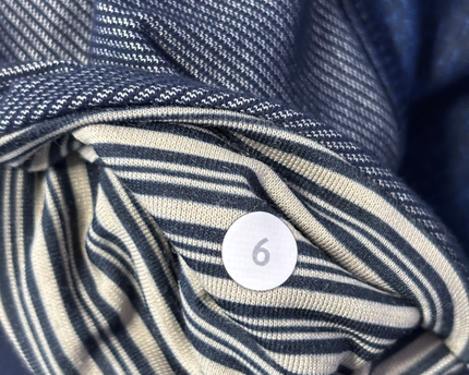 Lululemon Navy Blue/Grey Paneled Performance Cropped Leggings