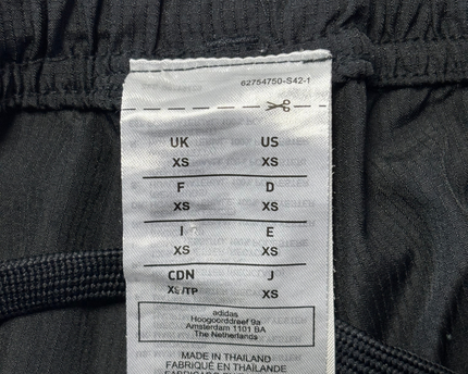 adidas Black 3-Stripe Athletic Track Pants
