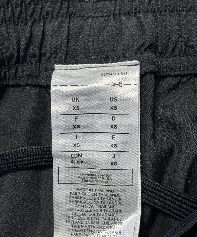 adidas Black 3-Stripe Athletic Track Pants