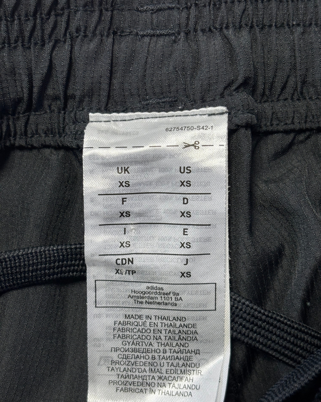 adidas Black 3-Stripe Athletic Track Pants