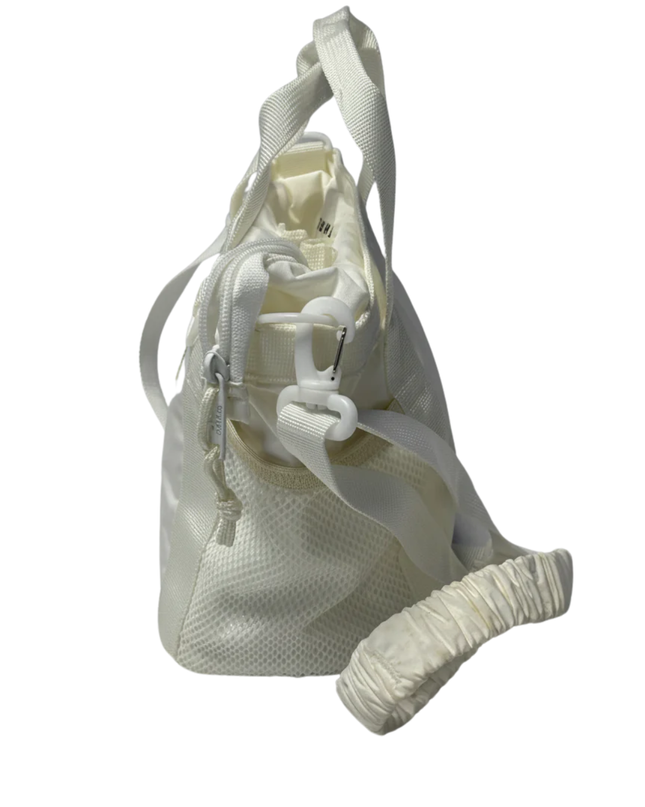 Adidas White Mini Tote Crossbody Bag