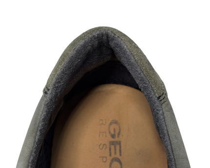 GEOX Men's Grey Platform Casual Sneakers