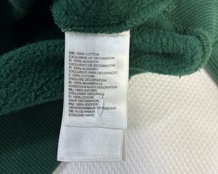 The North Face Green Graphic Box Logo Youth Crewneck Sweatshirt