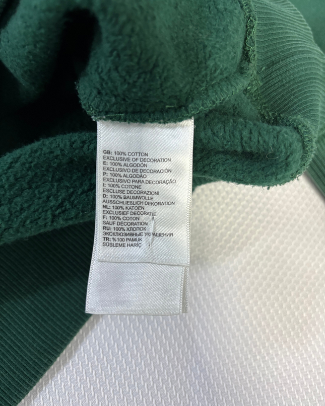 The North Face Green Graphic Box Logo Youth Crewneck Sweatshirt
