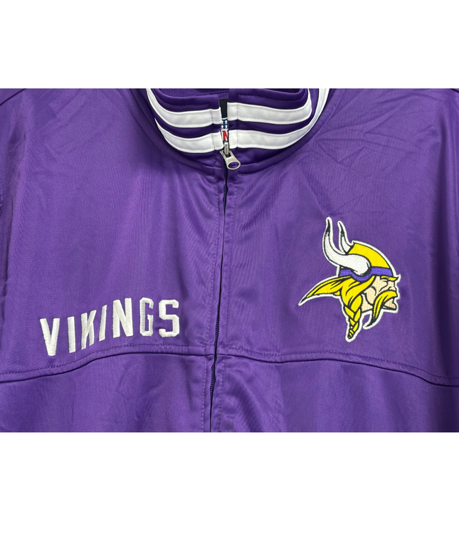 NFL Minnesota Vikings Purple Full-Zip Sports Jacket