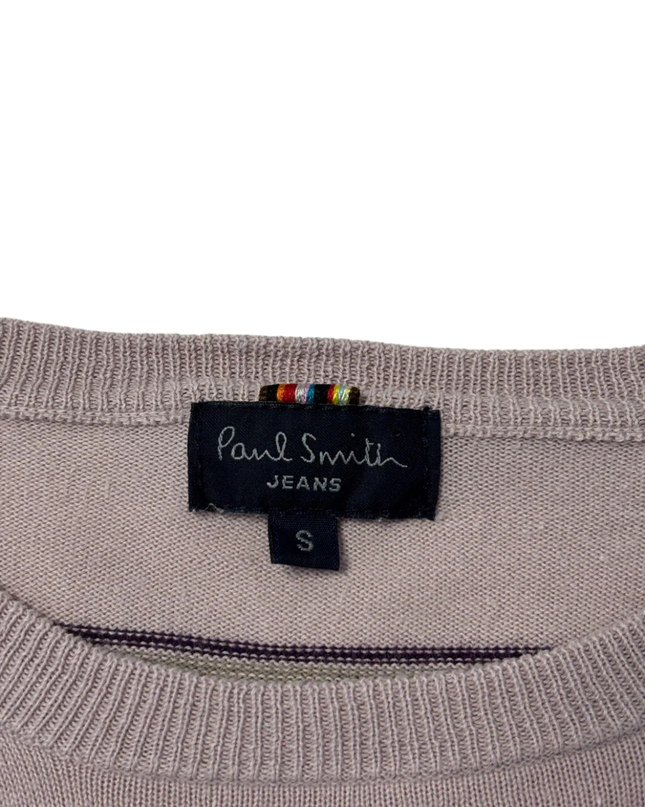 Paul Smith Jeans Purple Striped Long Sleeve Sweater