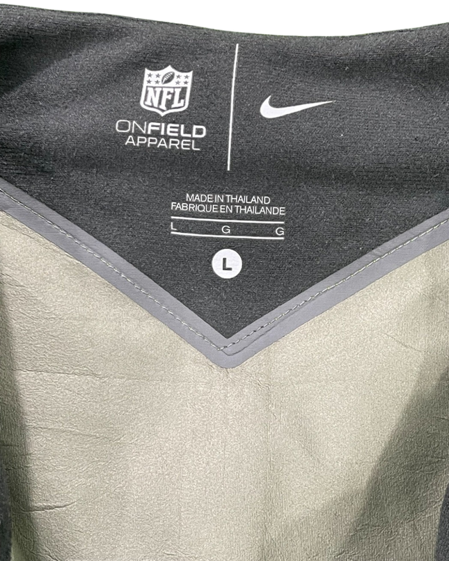 Nike Green Seattle Seahawks NFL Onfield Apparel Quarter-Zip Jacket