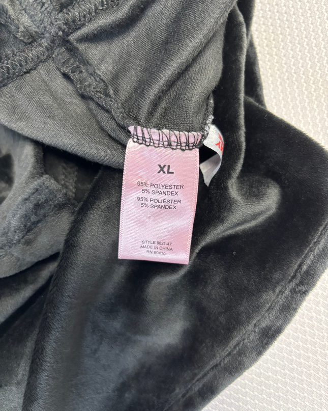 Juicy Couture Black Velour Sleepwear Lounge Shorts
