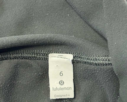 Lululemon Black High-Rise Cropped Performance Leggings
