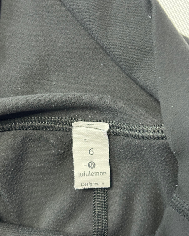 Lululemon Black High-Rise Cropped Performance Leggings