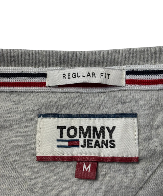 Tommy Jeans Gray Graphic Logo T-Shirt