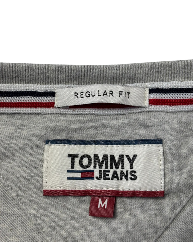 Tommy Jeans Gray Graphic Logo T-Shirt