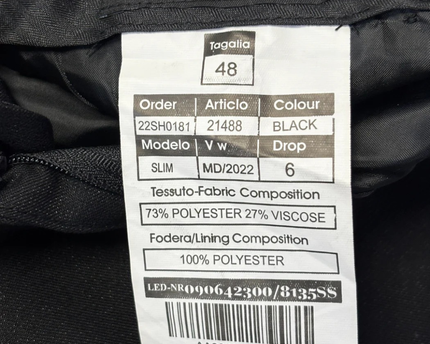 Alberto Paolucci Slim Fit Black Suit with Shirt