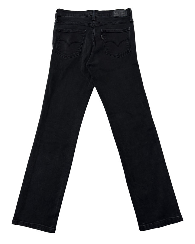 Levi's 314 Shaping Straight Leg Black Jeans