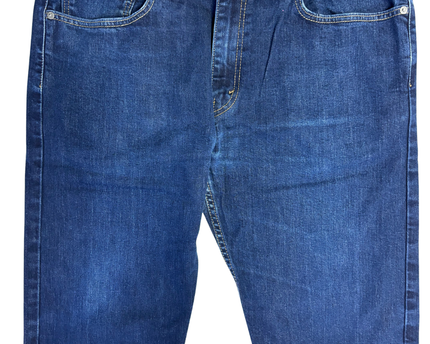 Levi's Dark Blue Straight Leg Denim Jeans
