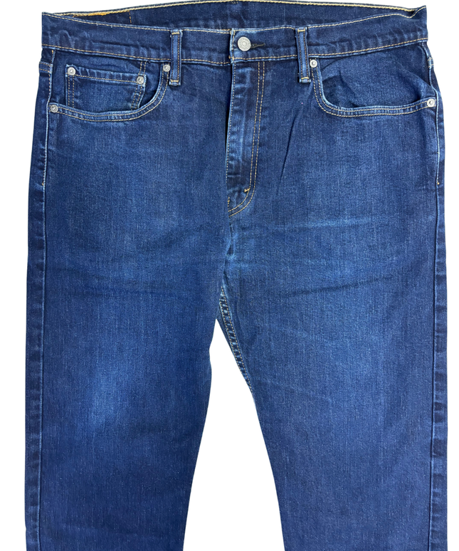 Levi's Dark Blue Straight Leg Denim Jeans