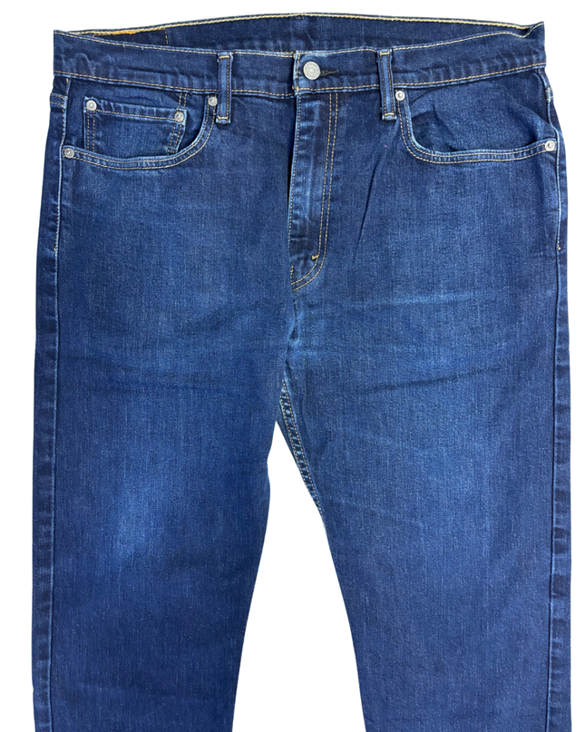 Levi's Dark Blue Straight Leg Denim Jeans