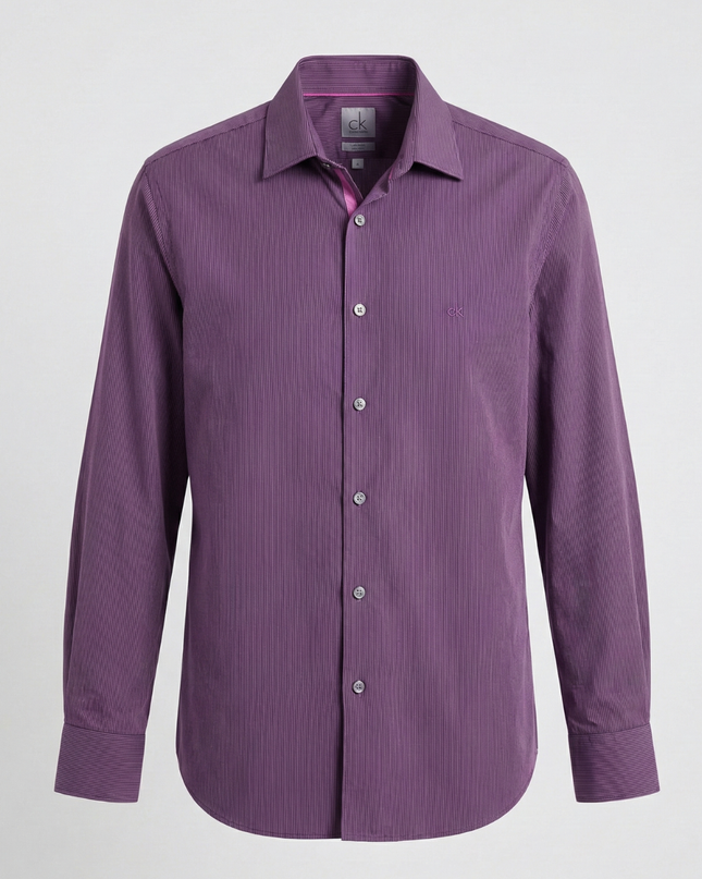 Calvin Klein Purple Slim Fit Shirt