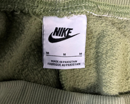 Nike Olive Green Relaxed Fit Fleece Joggers