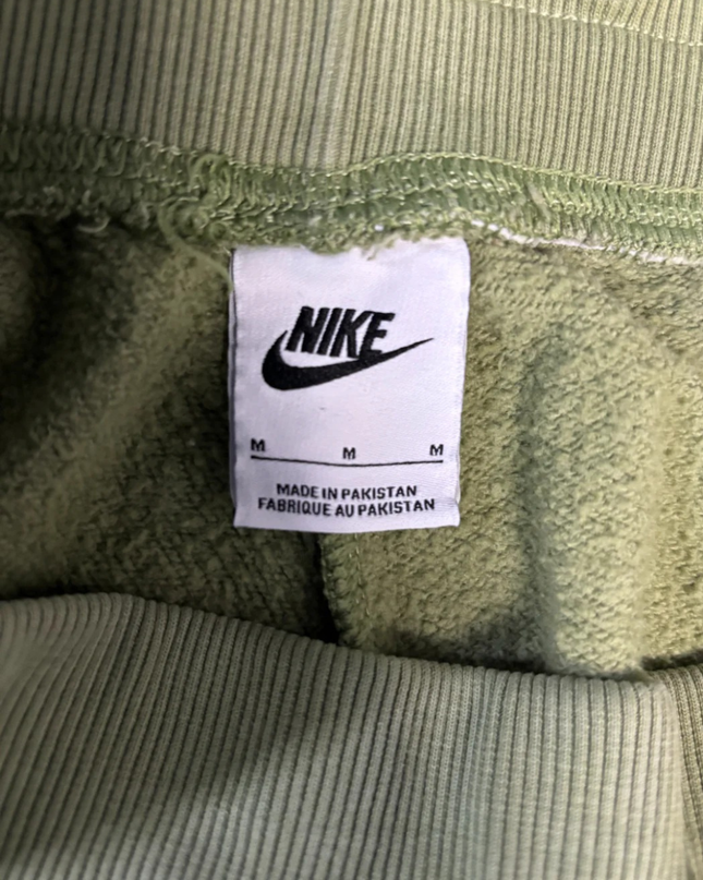 Nike Olive Green Relaxed Fit Fleece Joggers