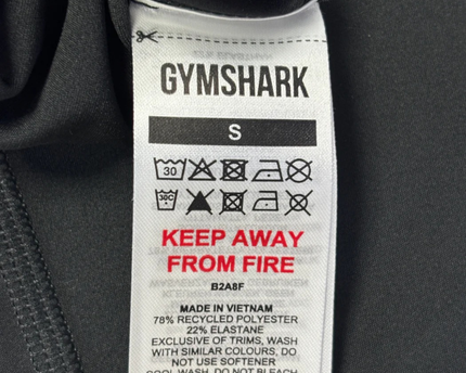 Gymshark Black High-Rise Performance Leggings