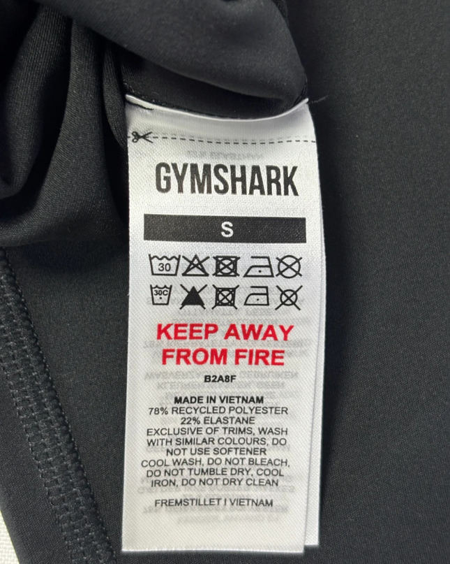 Gymshark Black High-Rise Performance Leggings