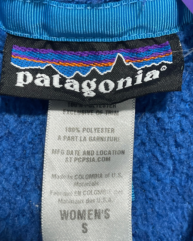 Patagonia Blue Fleece Snap-T Pullover Sweatshirt