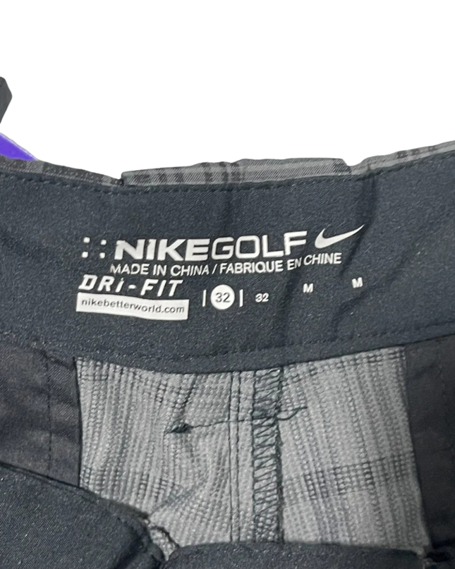 Nike Golf Grey Plaid Shorts