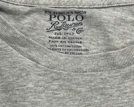 Polo Ralph Lauren Grey Long Sleeve Pocket T-Shirt