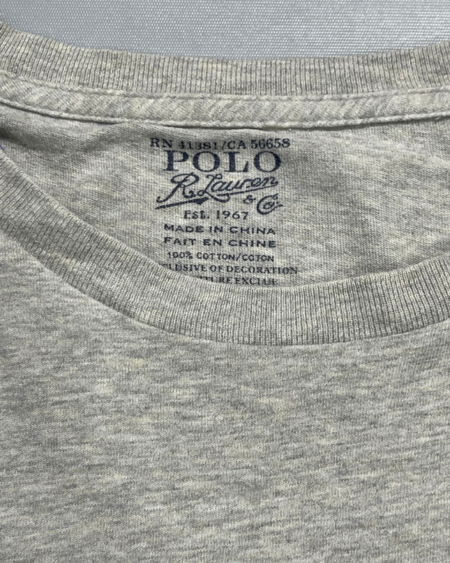 Polo Ralph Lauren Grey Long Sleeve Pocket T-Shirt