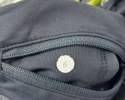 Lululemon Grey Performance Athletic Shorts with Lime Accents