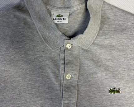 Lacoste Grey Slim Fit Polo Shirt
