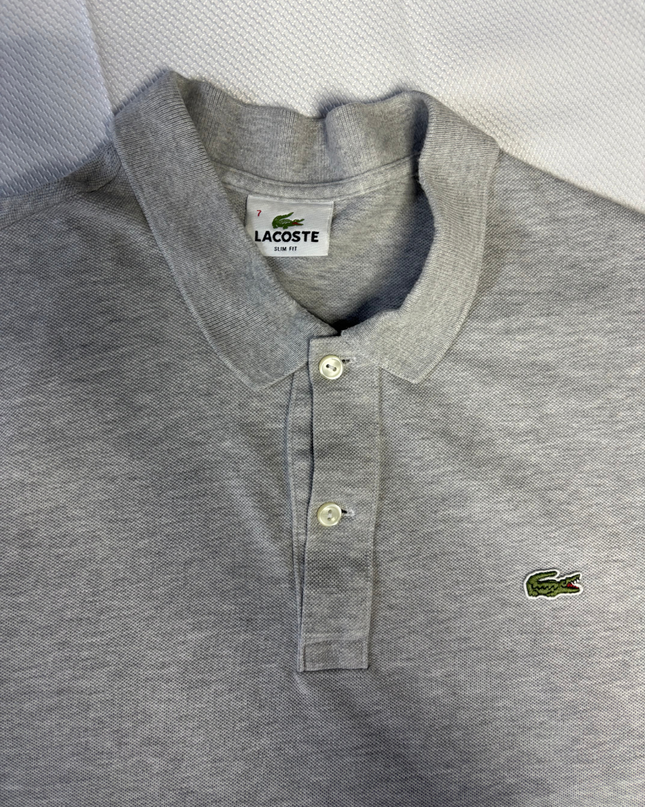 Lacoste Grey Slim Fit Polo Shirt