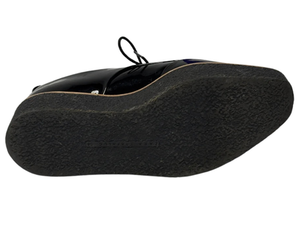Zara Trafaluc Black Platform Oxford Shoes