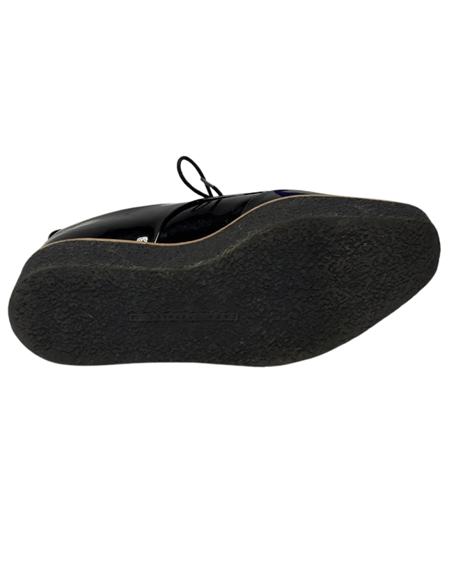 Zara Trafaluc Black Platform Oxford Shoes