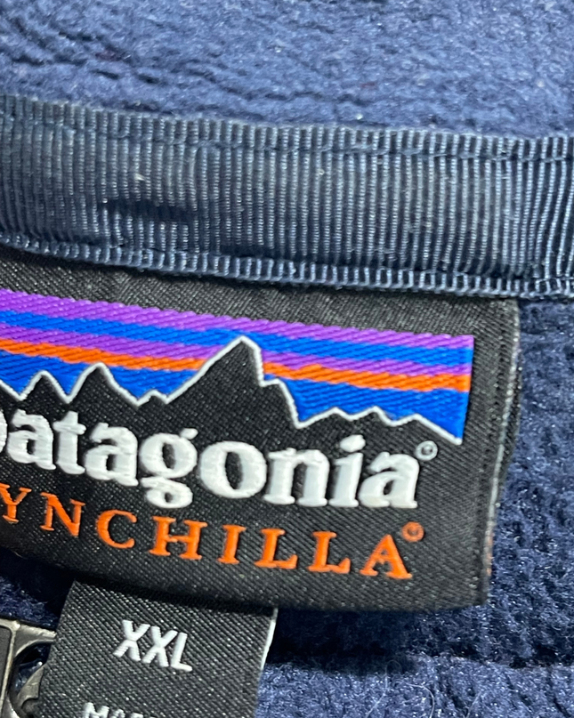 Patagonia Navy Blue Fleece Synchilla Vest
