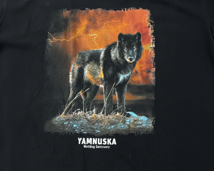 Yamnuska Wolfdog Sanctuary Black Graphic T-Shirt