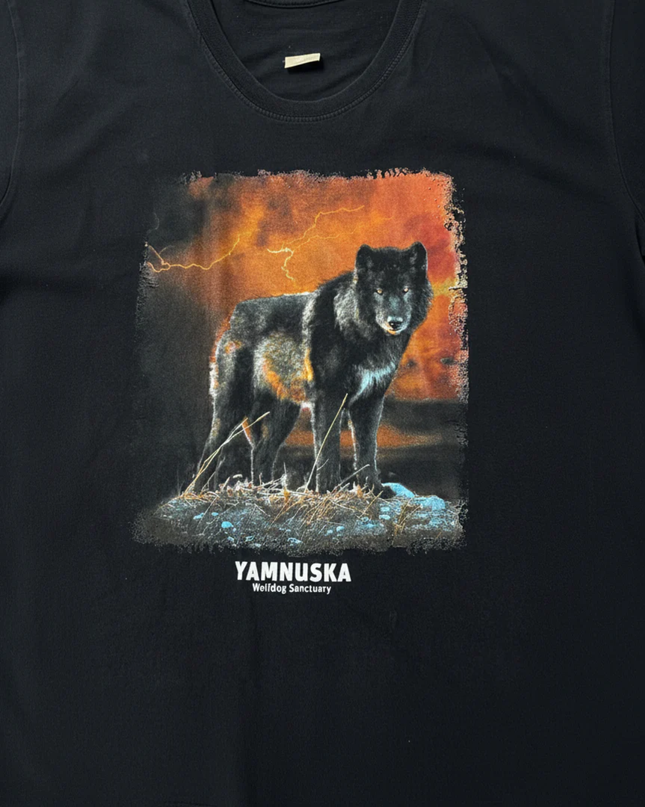 Yamnuska Wolfdog Sanctuary Black Graphic T-Shirt