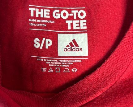 Adidas Red Chicago Blackhawks NHL Graphic Tee
