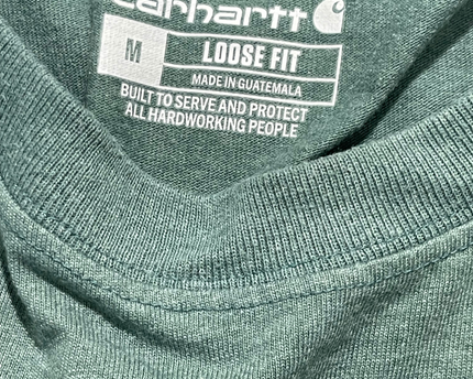 Carhartt Green Short Sleeve Pocket T-Shirt